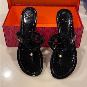 New Tory Burch Miller Patent sandals